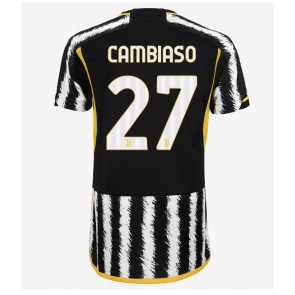 Juventus Andrea Cambiaso #27 Hemmatröja Kvinnor 2023-24 Kortärmad